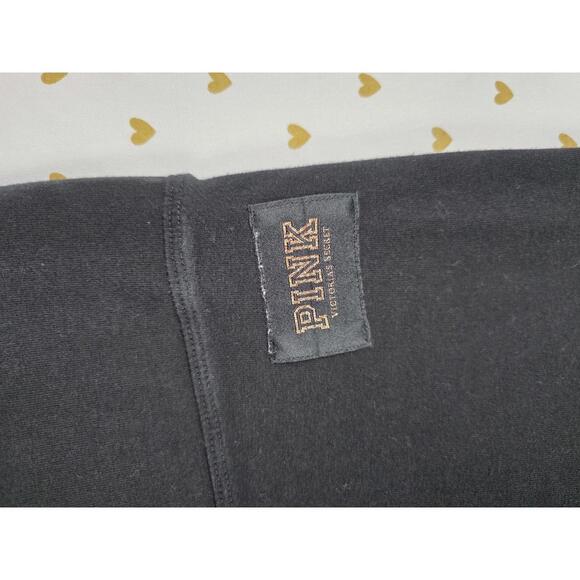 Victorias Secret PINK GOLD BLING DOG Sequined Yoga Pants Leggings LARGE - Picture 3 of 7